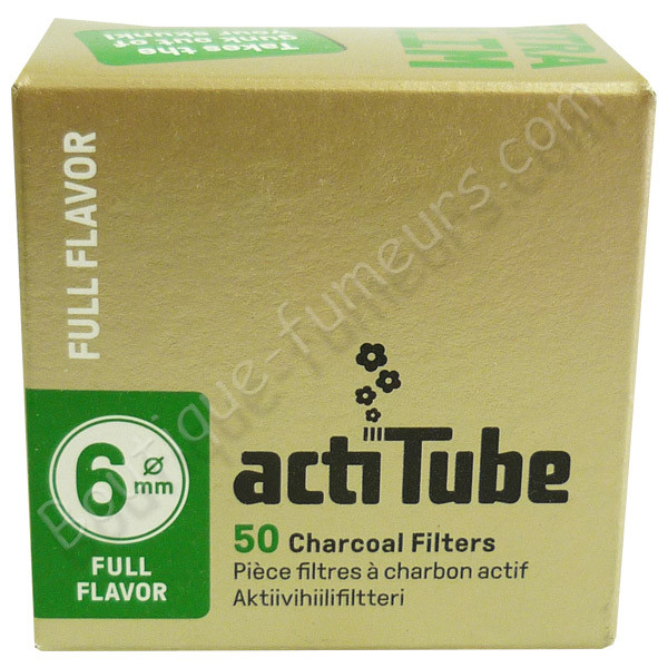 Filtres Actitube 6mm boite de 50